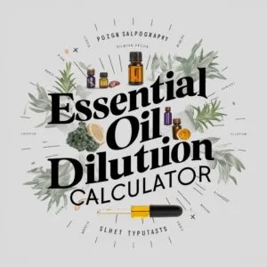 Essential Oil Dilution Calculator